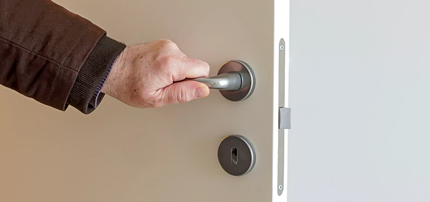 Restroom Locks Privacy Bolt Installation in Woodside, California