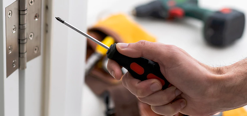 Fix A Broken Door Hole in Woodside, California